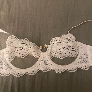 Savage x fenty white bralette